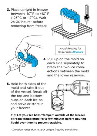 Third page of ice baller instructions