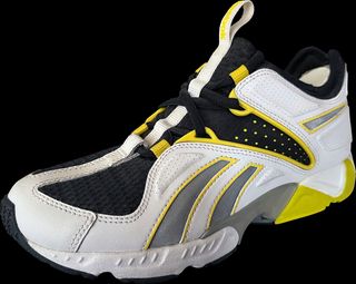 Rendering of Reebok Ultimate XT Kids Cross Training Shoe in Black, White and Green