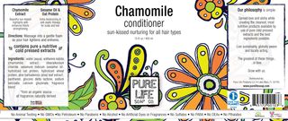 Chamomile Conditioner product label