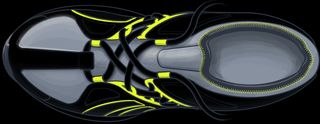 Rendering of Reebok Ultimate XT Kids Cross Training Shoe in Black, White and Green