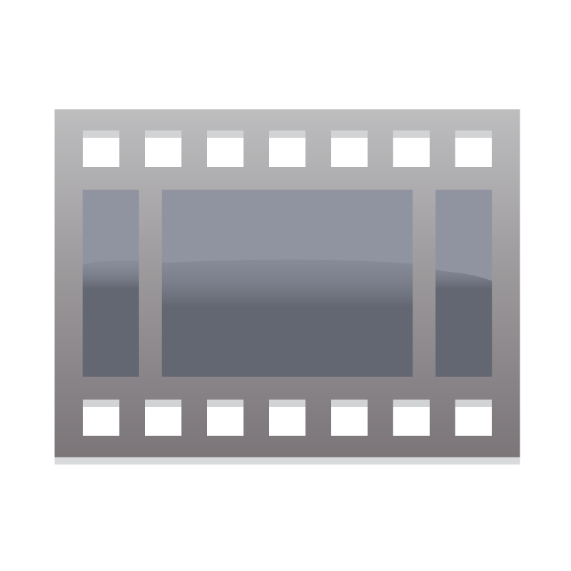 Icon of celluloid film clip