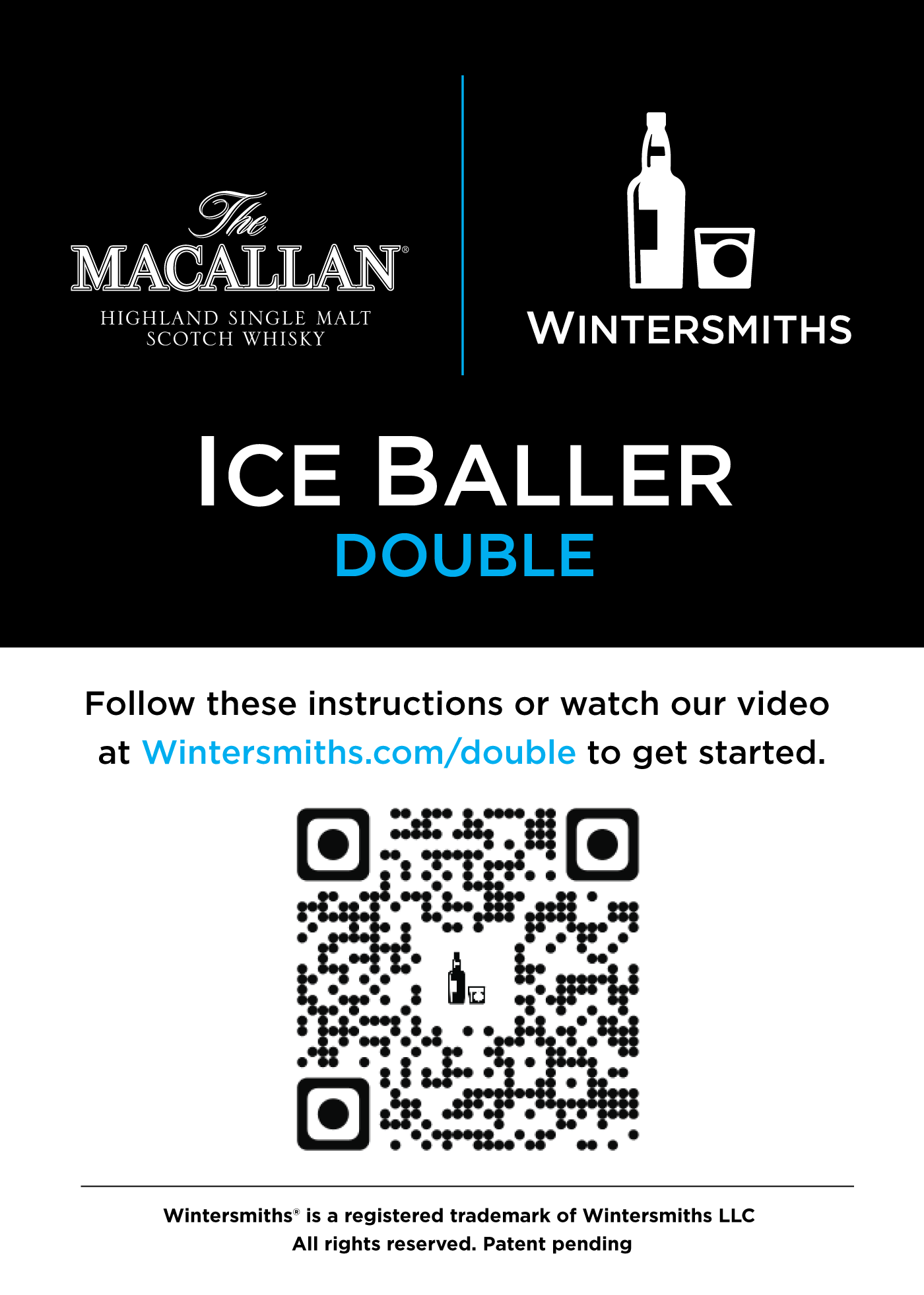 First page of ice baller instructions