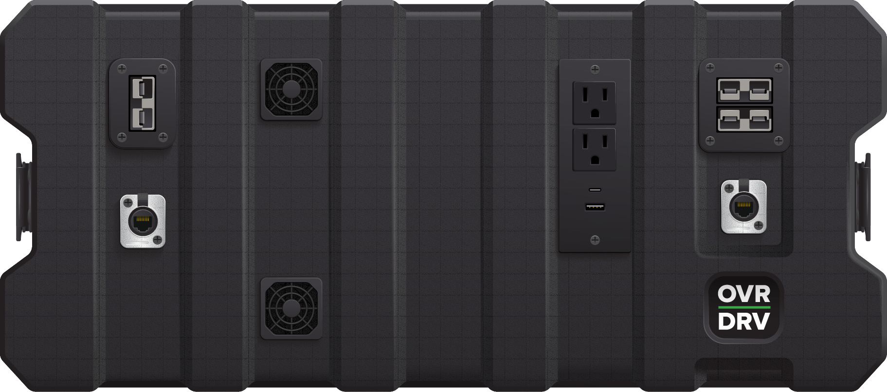 Product rendering of DiskoBox 50 inverter product in three quarter view