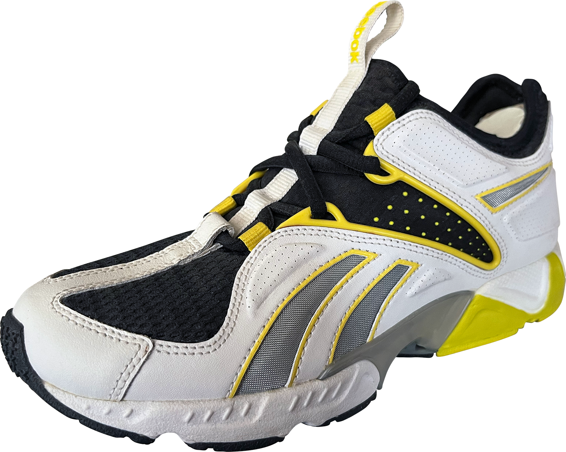 Rendering of Reebok Ultimate XT Kids Cross Training Shoe in Black, White and Green