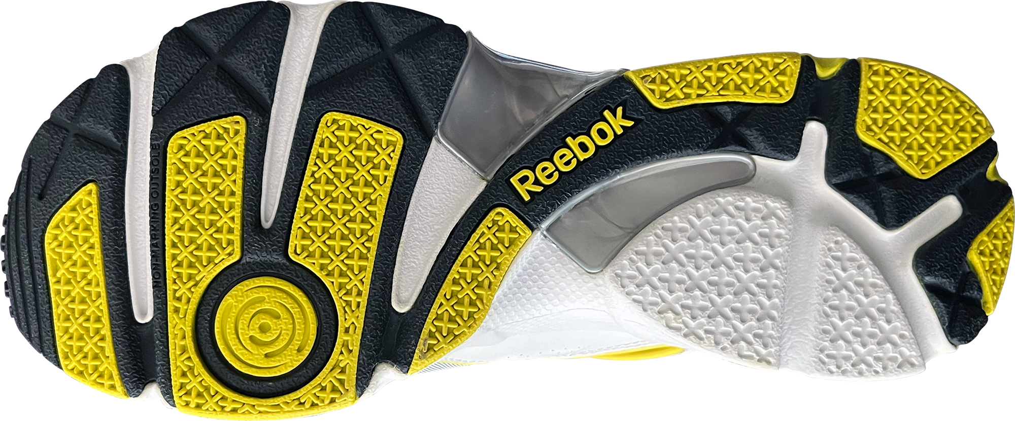 Rendering of Reebok Ultimate XT Kids Cross Training Shoe in Black, White and Green