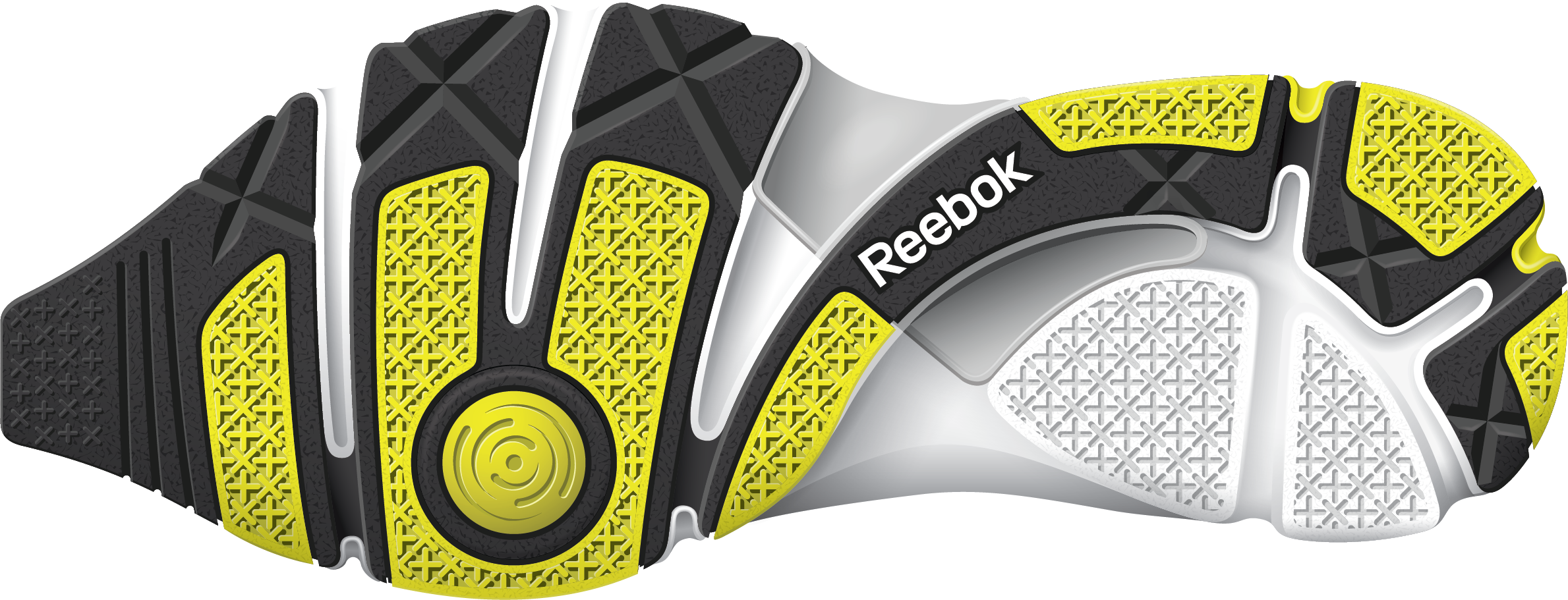 Rendering of Reebok Ultimate XT Kids Cross Training Shoe in Black, White and Green